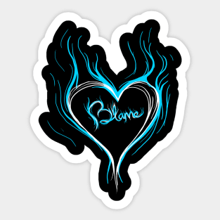 Blame of Love Sticker